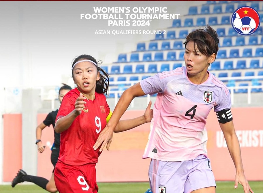 Chỉ thua Nhật 0-2, nữ Việt Nam chia tay đẹp vòng loại Olympic 2024