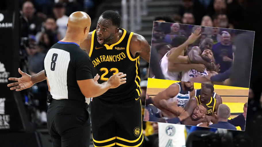 Độc lạ NBA: Draymond Green siết cổ đối thủ, ba người bị đuổi khi trận đấu chưa có điểm nào