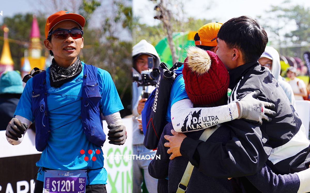 Đỗ Trọng Nhơn vô địch cự ly 112km Dalat Ultra Trail 2024: Mệt mỏi và cái ôm chặt ở vạch đích