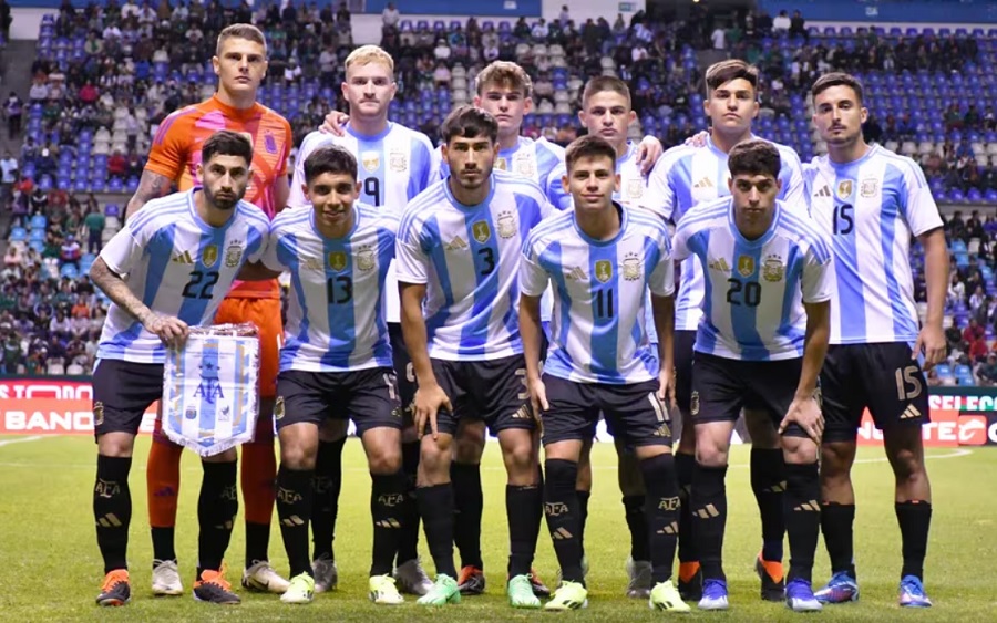 Argentina thua đậm Mexico trên hành trình chuẩn bị cho Olympic 2024