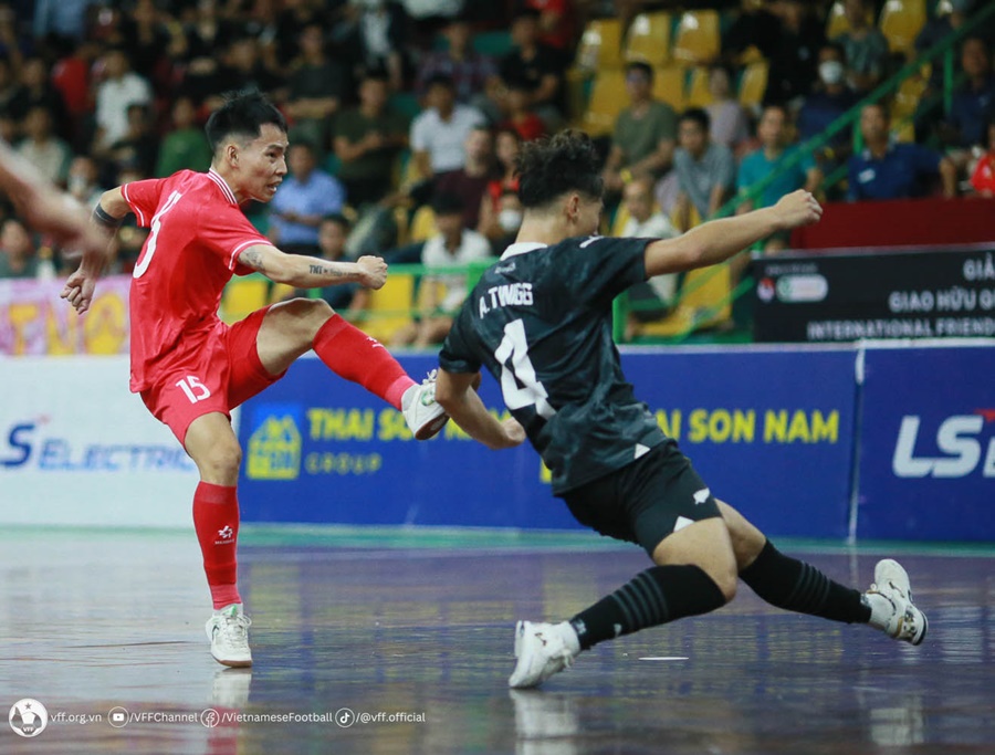 Futsal Việt Nam hòa đội bóng đến từ châu Đại dương
