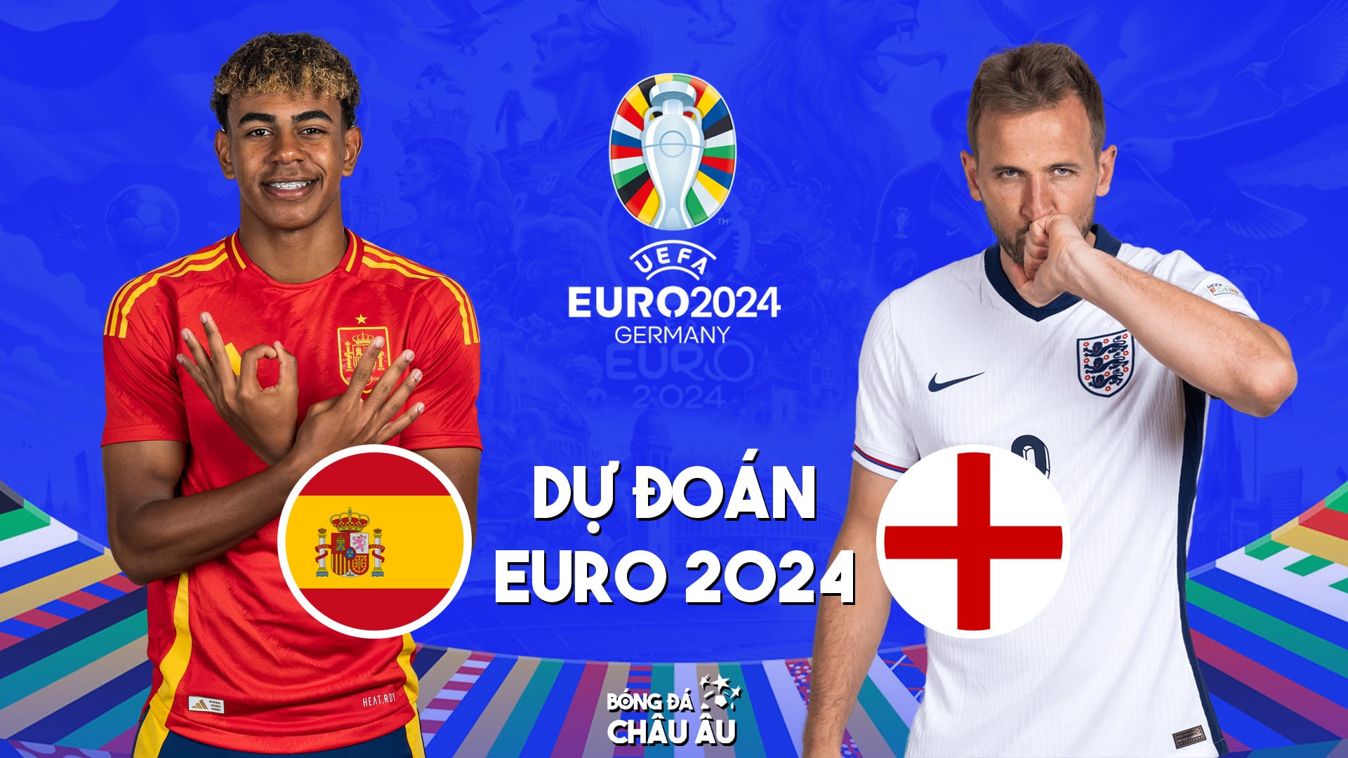 Dự đoán tỷ số bóng đá | TÂY BAN NHA vs ANH | Nhận định chung kết EURO 2024