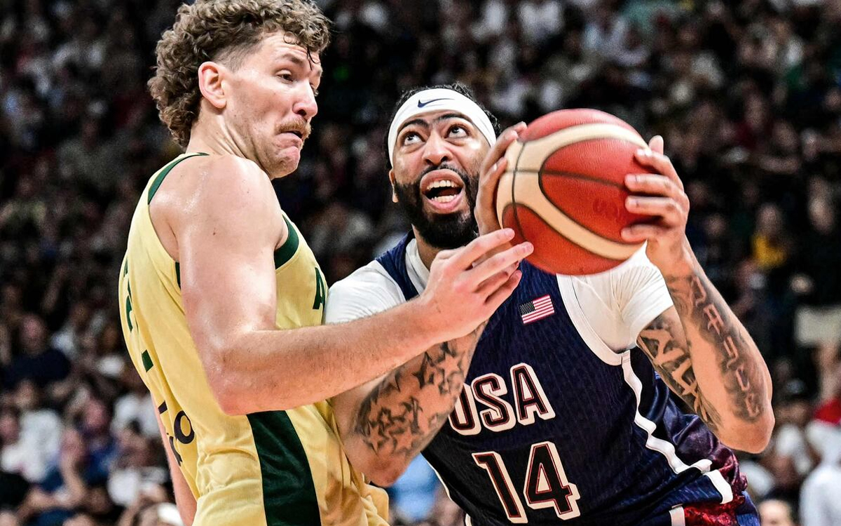 Tuyển Mỹ thắng Úc ở trận giao hữu tiền Olympic: Anthony Davis toả sáng nhưng vẫn còn lo ngại