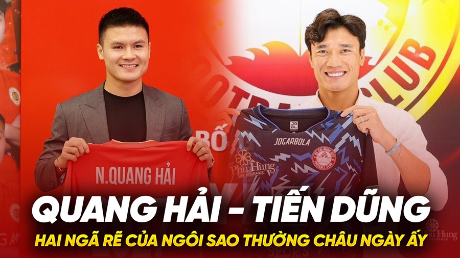 Chuyển nhượng V.League: Quang Hải, Bùi Tiến Dũng và ngã rẽ của ngôi sao Thường Châu ngày ấy