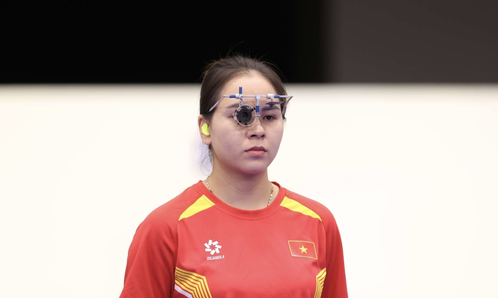 Trịnh Thu Vinh được thưởng nóng ngay sau khi vào chung kết 25m súng ngắn thể thao nữ Olympic 2024