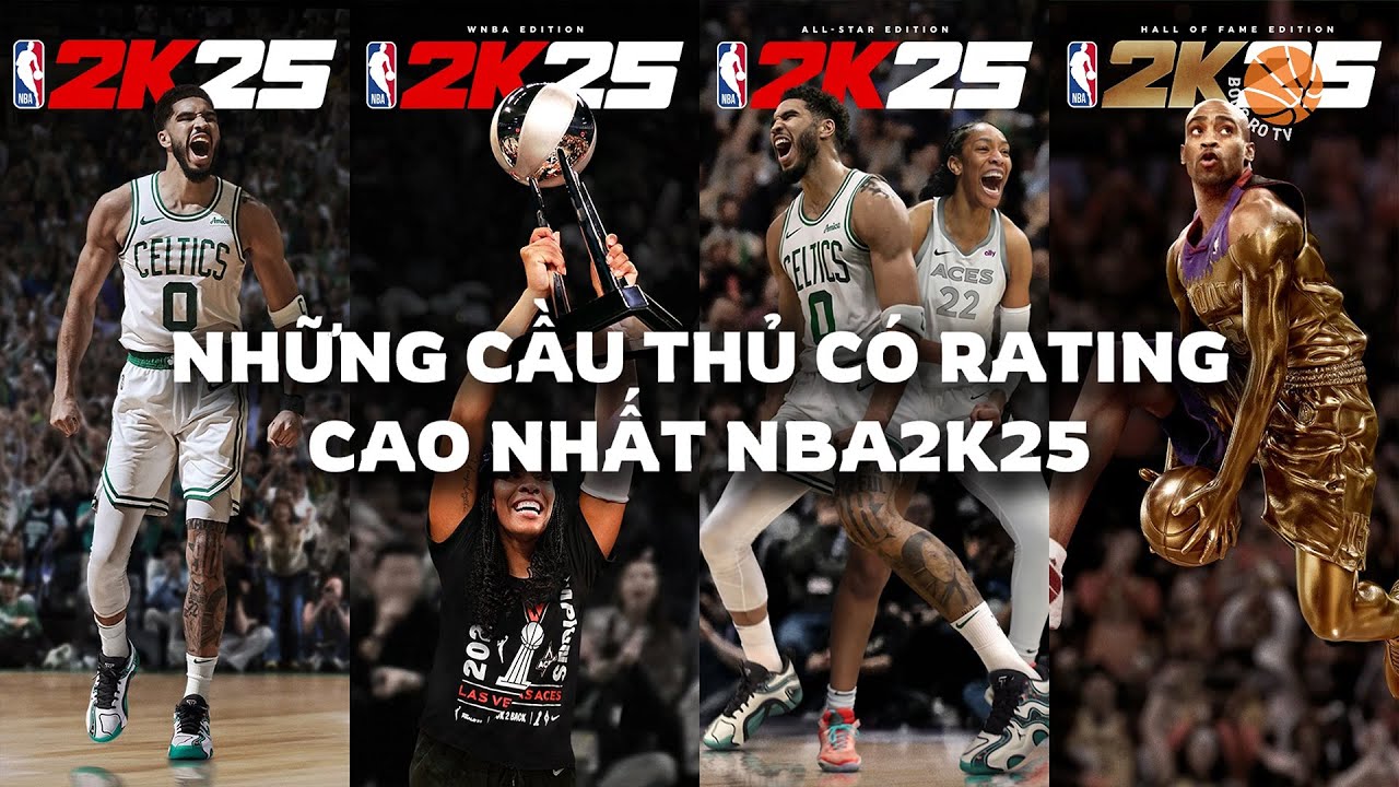 NBA 2K25: Ai là cầu thủ có điểm số cao nhất tựa game bóng rổ hàng đầu thế giới?