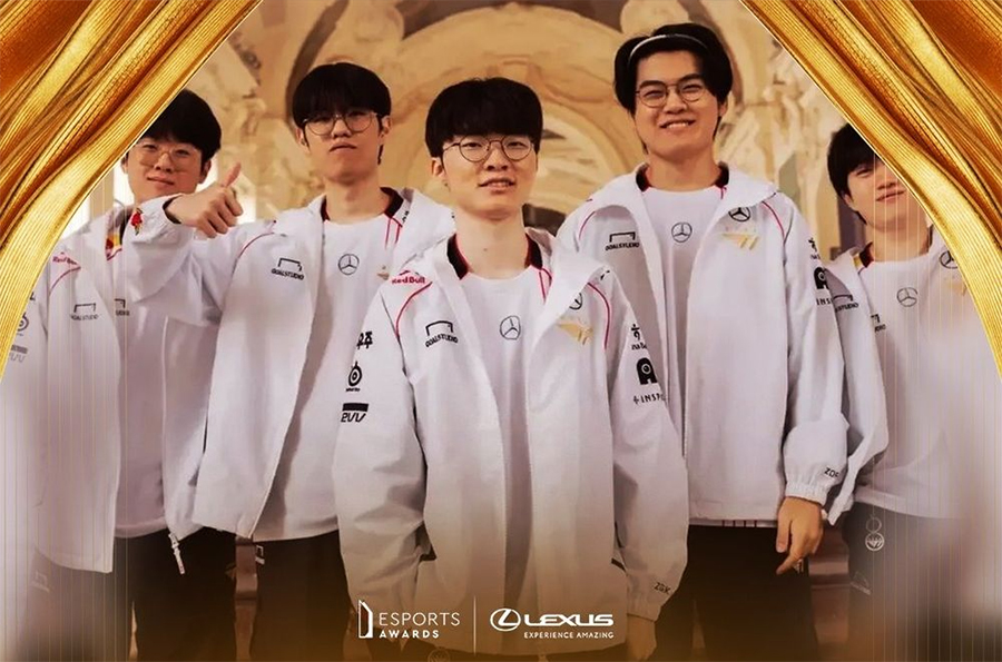 T1 và Faker đại thắng tại Esports Awards 2024