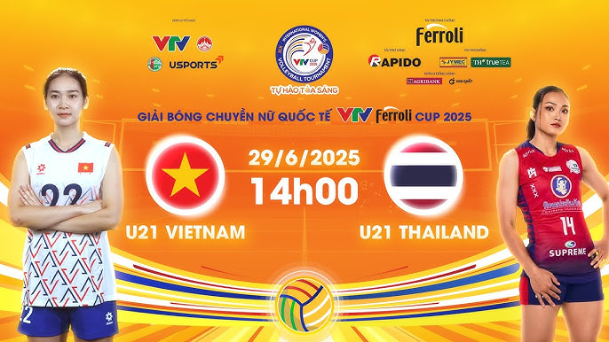 Link trực tiếp bóng chuyền VTV Cup hôm nay 29/6: U21 Việt Nam vs U21 Thái Lan