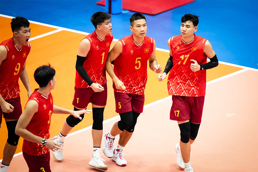 Bóng chuyền nam Việt Nam có chiến thắng đầu tay tại SEA V.League 2025