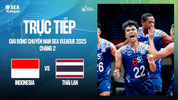 Link trực tiếp Chung Kết bóng chuyền nam SEA V.League hôm nay 20/7: Thái Lan vs Indonesia