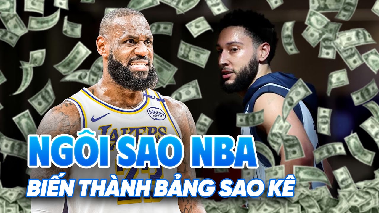 Khi ngôi sao NBA biến thành những bảng 