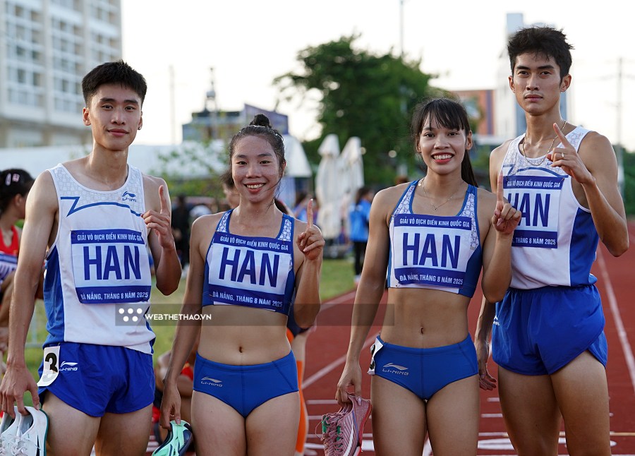 Bảng tổng sắp huy chương giải Vô địch Điền kinh quốc gia 2025
