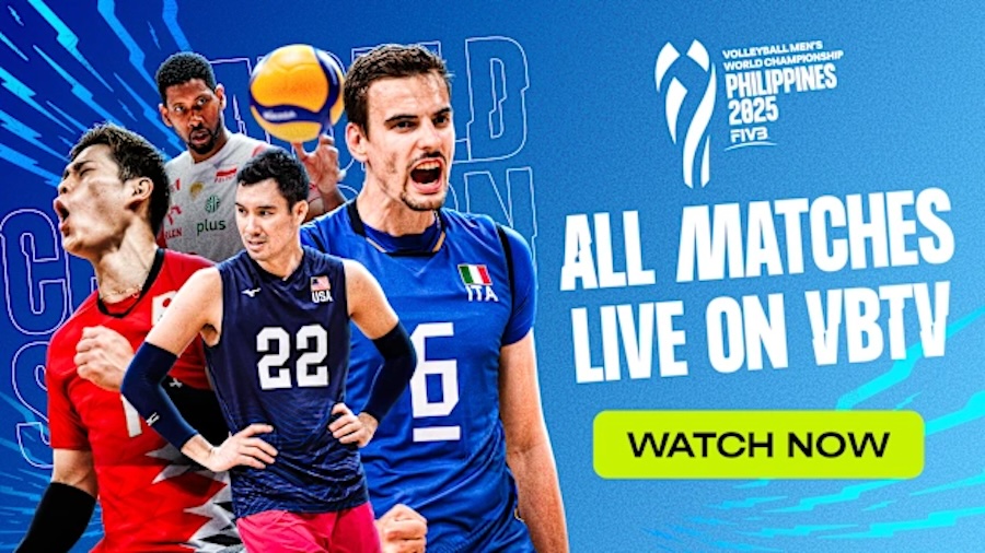 Lịch thi đấu giải bóng chuyền nam vô địch thế giới 2025 mới nhất