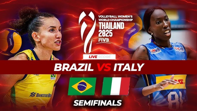 Link trực tiếp bán kết giải bóng chuyền vô địch thế giới hôm nay: Brazil vs Ý