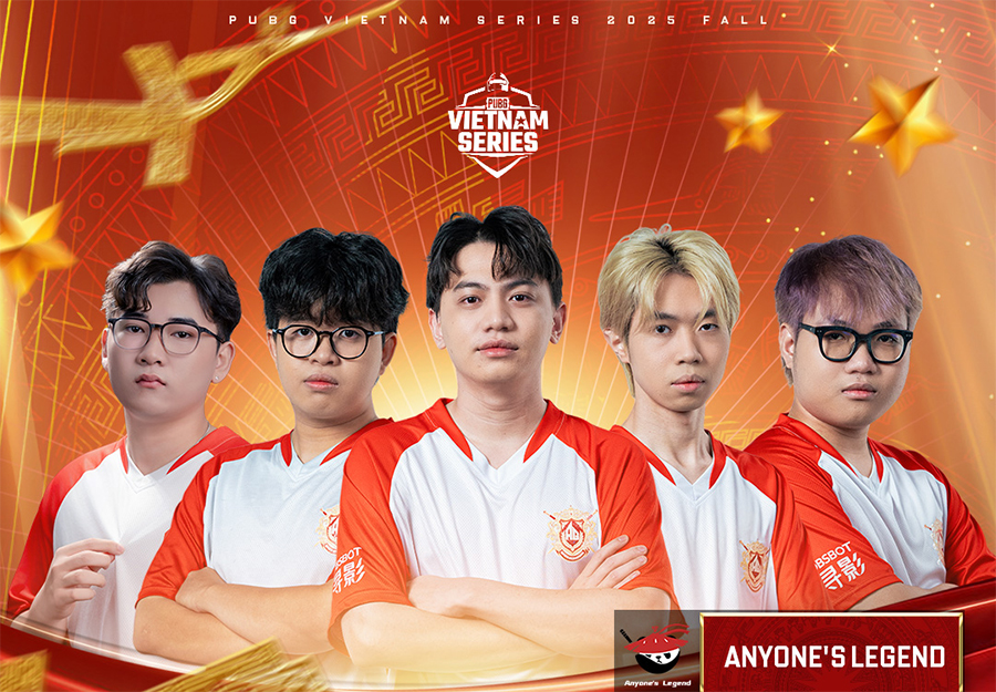 Anyones' Legend vô địch PUBG Vietnam Series 2025 Fall, Himass giành MVP