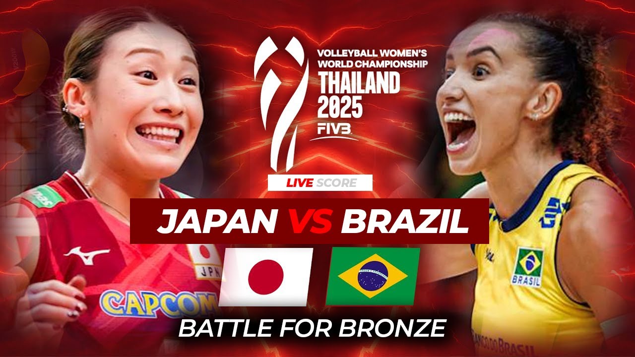 Link trực tiếp tranh hạng 3 giải bóng chuyền vô địch thế giới hôm nay: Nhật Bản vs Brazil