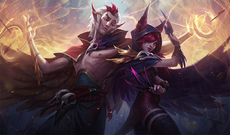 Cách chơi đội hình Xayah Rakan Fan Service DTCL mùa 15