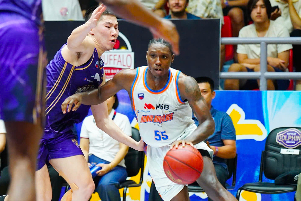 Kết quả bóng rổ VBA 2025 hôm nay mới nhất: Hanoi Buffaloes dẫn trước 2-0