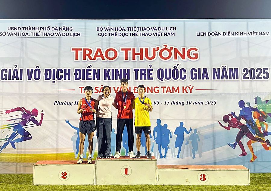 Kết quả trực tiếp Vô địch Điền kinh Trẻ quốc gia 2025 ngày 11-10