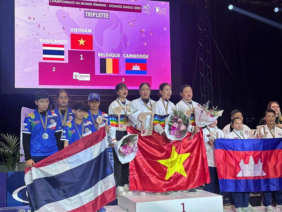 Bi sắt Việt Nam vô địch thế giới sau khi vượt qua Thái Lan