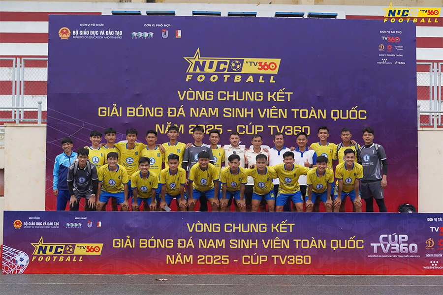 Lịch thi đấu vòng chung kết giải bóng đá sinh viên toàn quốc NUC Cúp TV360