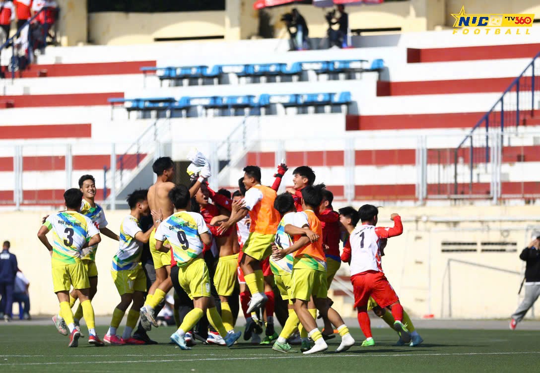 Bản lĩnh và sự lỳ lợm đưa ĐH Huế vào chung kết NUC bóng đá 2025 – Cúp TV360