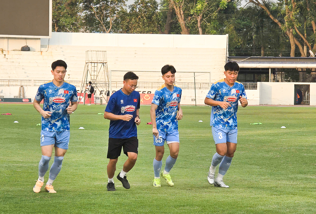 U22 Việt Nam lần đầu đủ quân số trong buổi tập hướng tới SEA Games 33