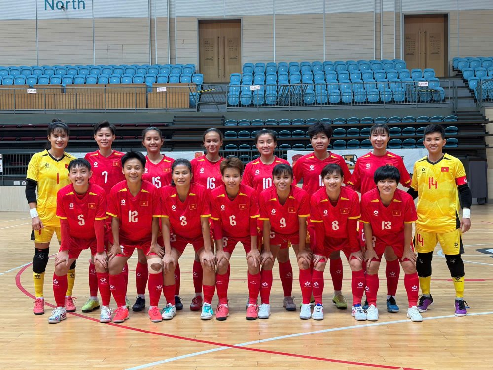 Tuyển Futsal nữ Việt Nam thắng Trung Quốc ở trận giao hữu thứ hai