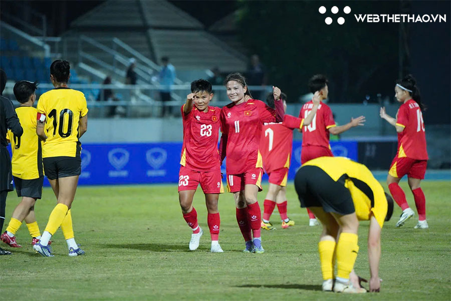 Kết quả Nữ Việt Nam 7-0 Nữ Malaysia: Chiến thắng huỷ diệt!