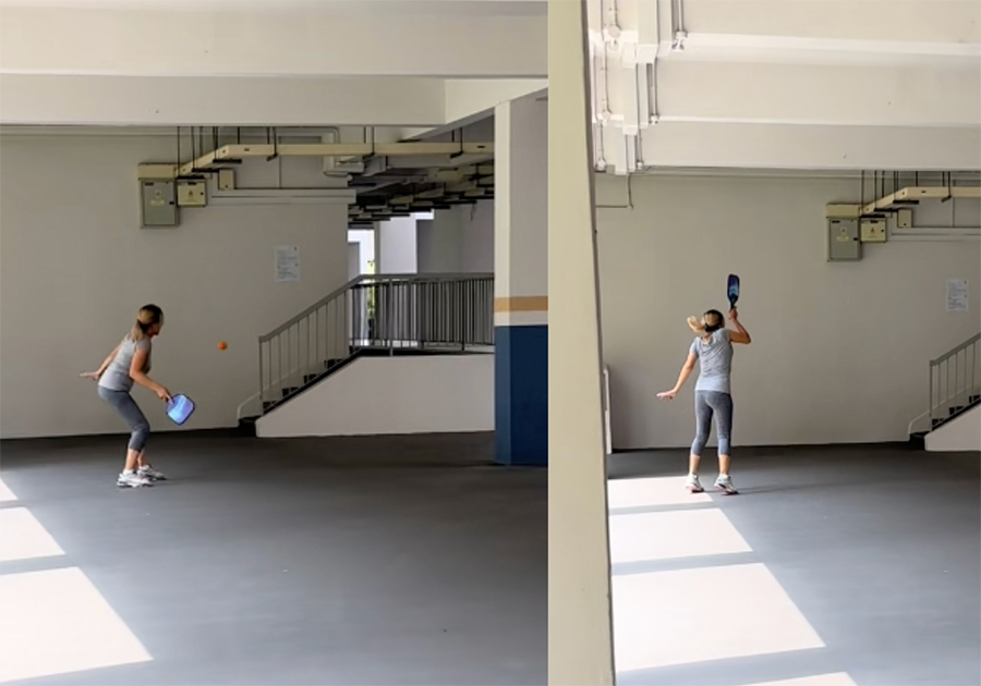 Người phụ nữ luyện tập pickleball một mình gây tranh cãi dữ dội trên MXH