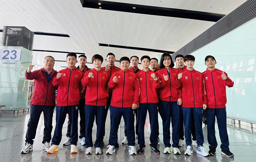 Đội tuyển bóng bàn Việt Nam chính thức đến Thái Lan, sẵn sàng cho SEA Games 33