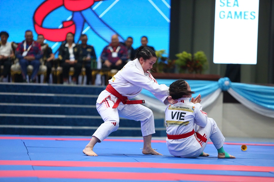 Trực tiếp SEA Games 33 s&aacute;ng ng&agrave;y 10-12: Đội tuyển Jujitsu Việt Nam mở h&agrave;ng huy chương
