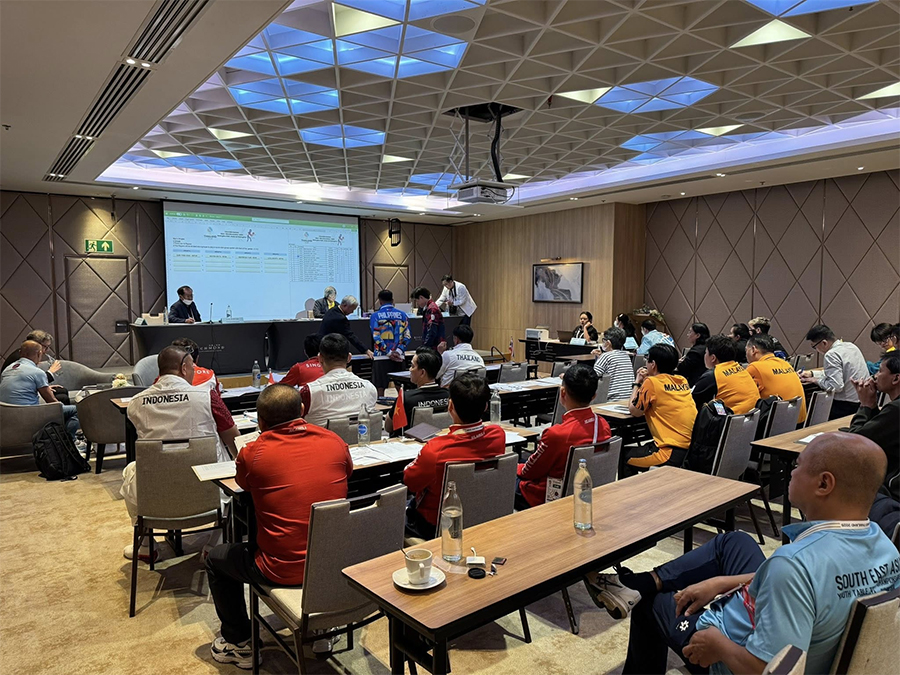 Kết quả bốc thăm các nội dung bóng bàn SEA Games 33