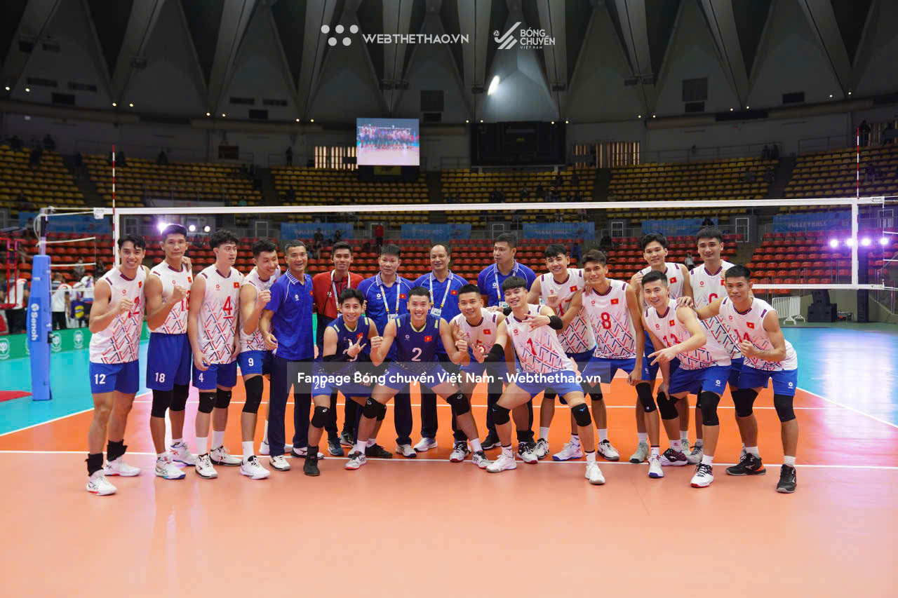 BXH bóng chuyền nam SEA Games 33 - 2025 mới nhất