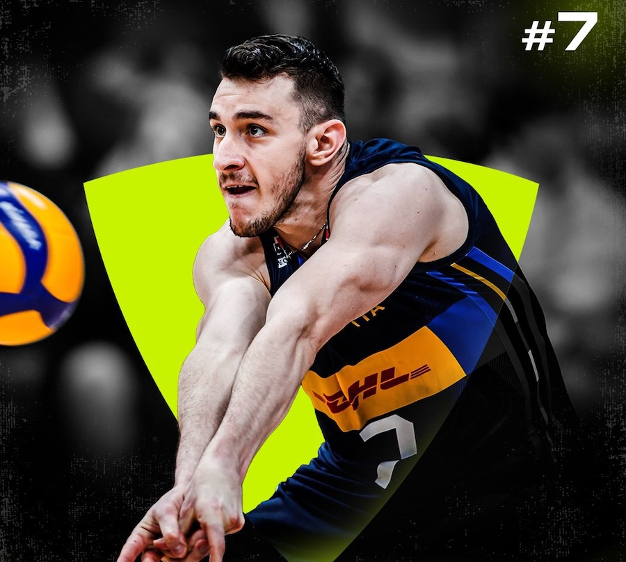 Fabio Balaso đứng thứ 7 VĐV b&oacute;ng chuyền nam xuất sắc nhất thế giới năm 2025