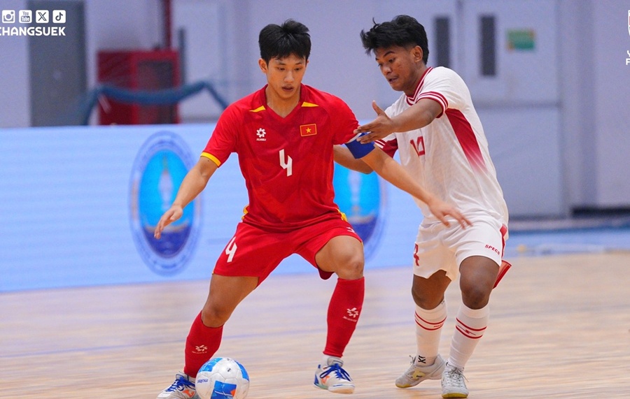 Thua đậm Indonesia, U19 futsal Việt Nam lỡ hẹn chung kết Đ&ocirc;ng Nam &Aacute; 2025