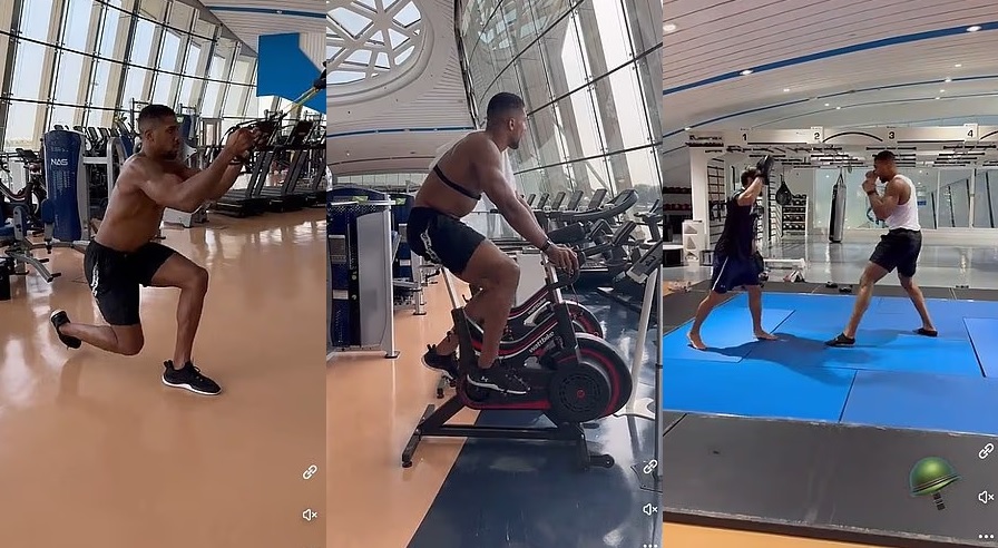 Anthony Joshua g&acirc;y sốc khi tập luyện trở lại sau tai nạn xe hơi thảm khốc