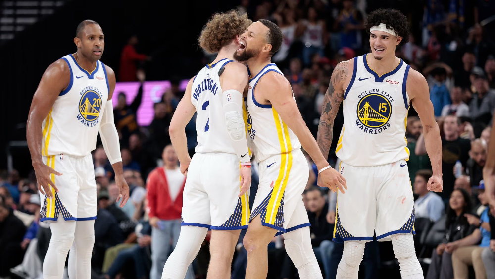 Khoảnh khắc thi&ecirc;n t&agrave;i của Stephen Curry v&agrave; Warriors nhấn ch&igrave;m LA Clippers