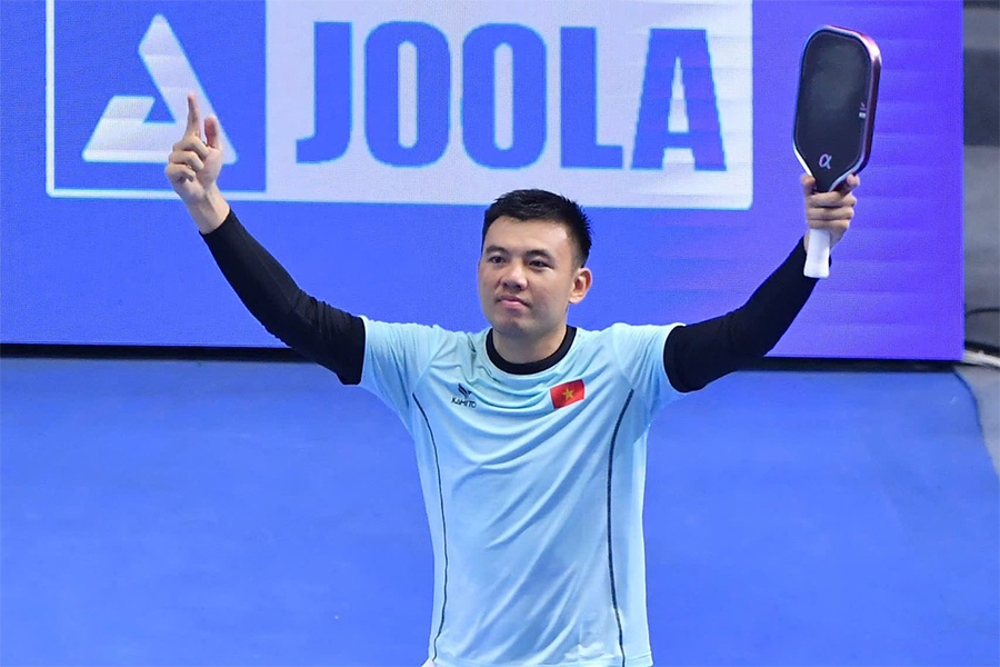 Pickleball Việt Nam &aacute;p đảo Top 10 ch&acirc;u &Aacute;: L&yacute; Ho&agrave;ng Nam vươn l&ecirc;n vị tr&iacute; số 1