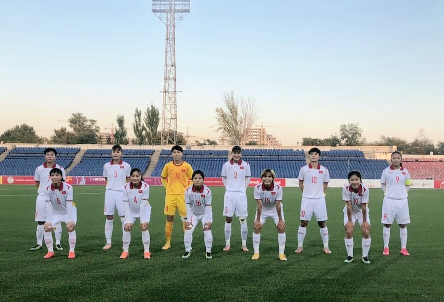 Bảng xếp hạng bóng đá nữ Việt Nam ở vòng loại Asian Cup 2022
