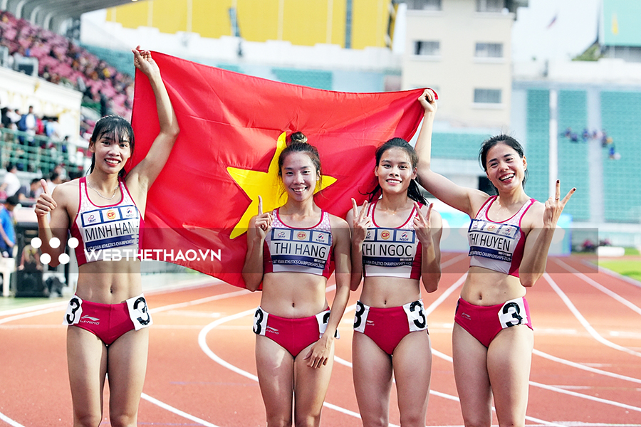 Top 3 đề cử Đồng đội của năm Cúp Chiến Thắng 2023 gọi tên tổ chạy tiếp sức 4x400m nữ