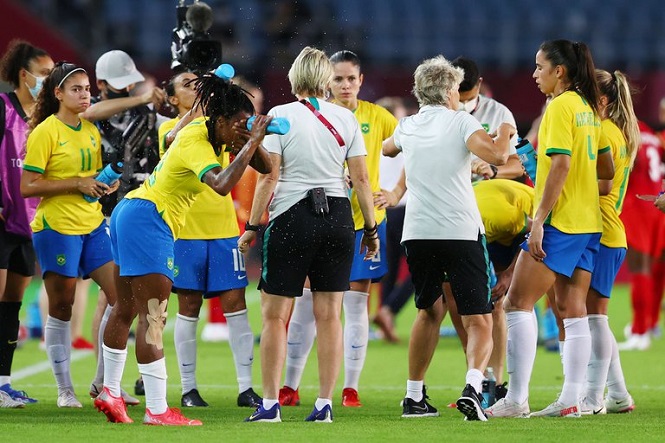 Bóng đá nữ Brazil lại ôm hận trước Canada ở Olympic 