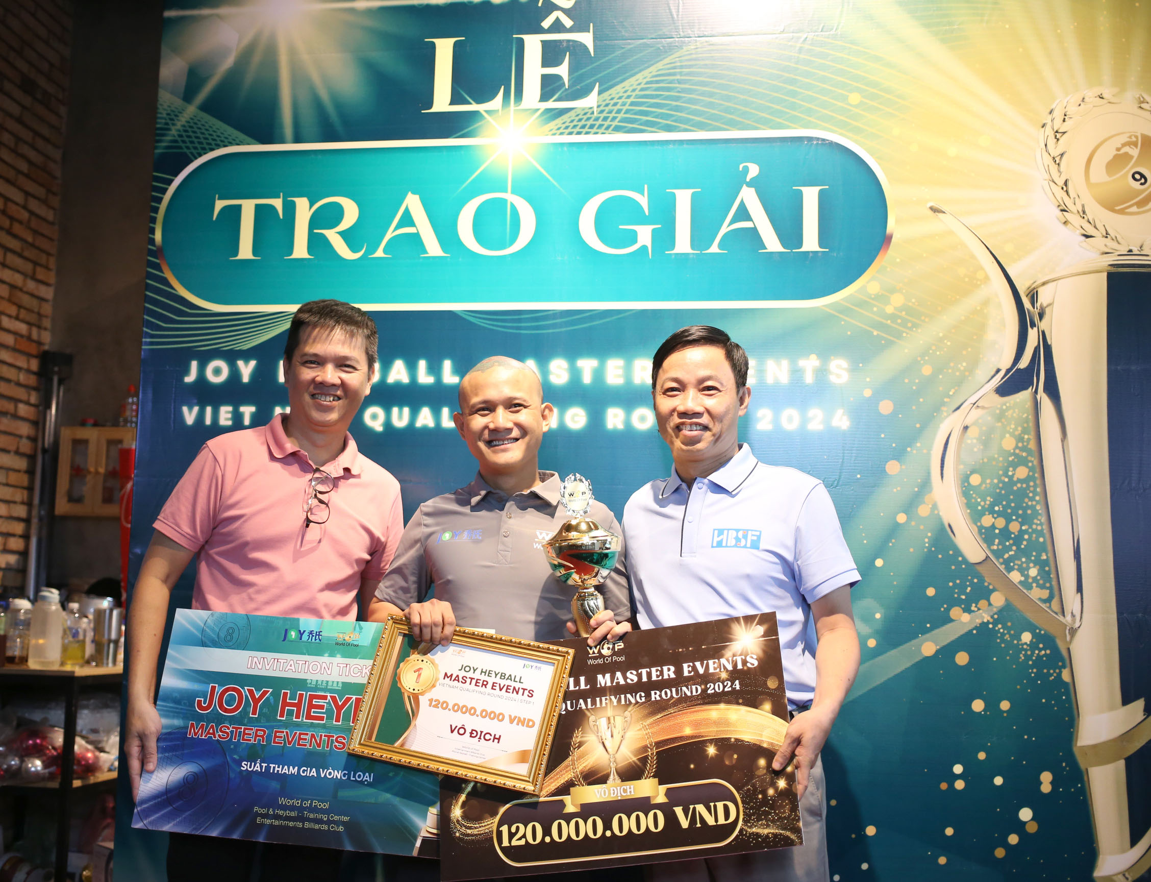 Nhà vô địch chặng 1 billiards JOY Heyball Masters Event Việt Nam: Tôi được gọi Bình 