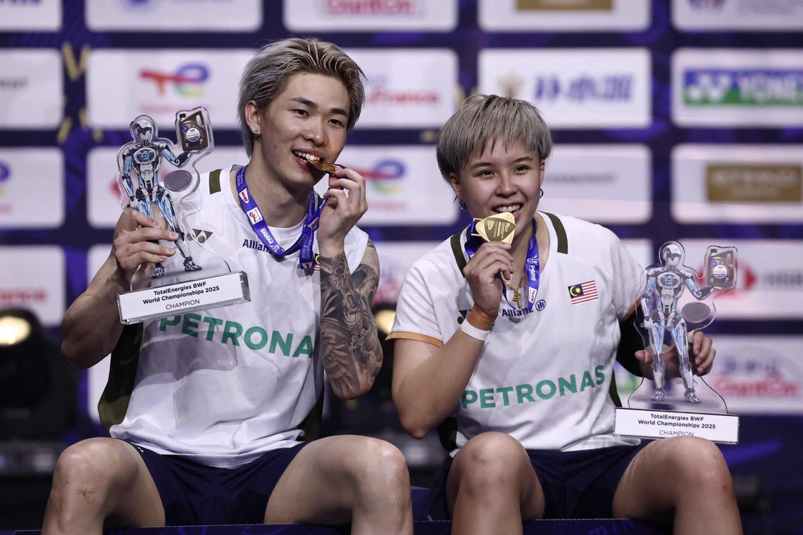 Chen Tang Jie và Toh Ee Wei lưu danh lịch sử ở giải vô địch cầu lông thế giới 2025