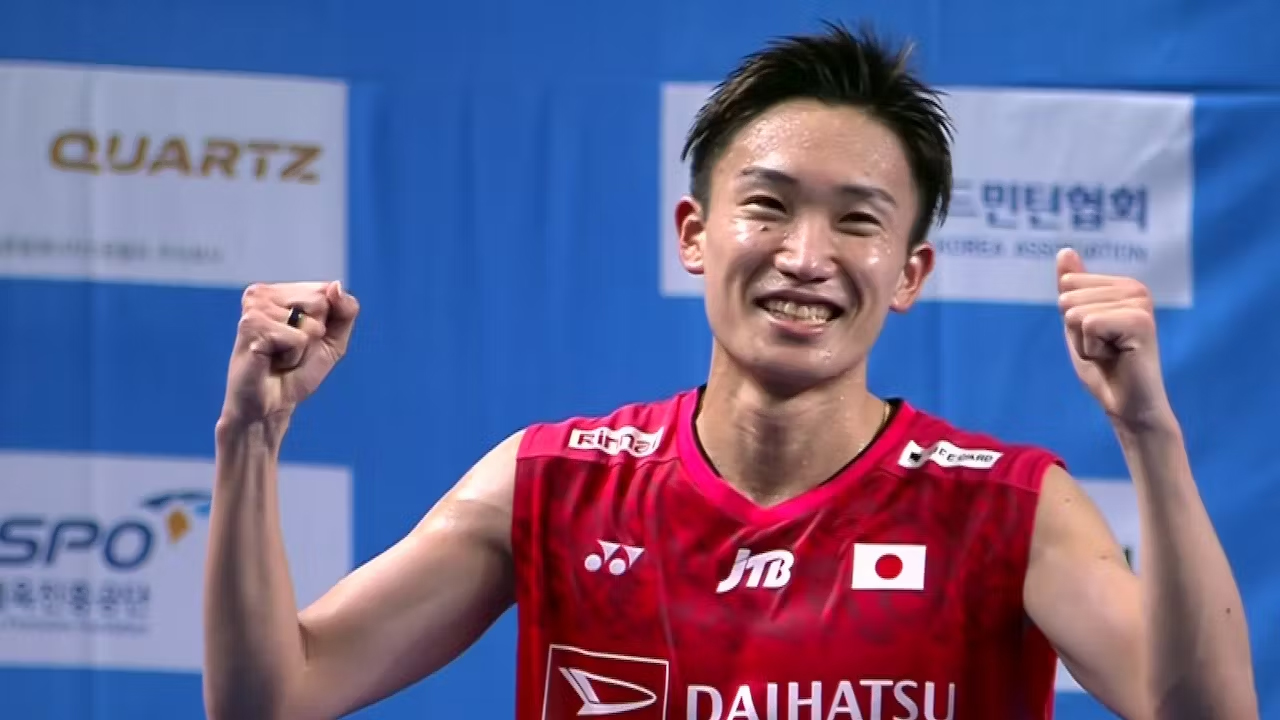 Cầu lông Kumamoto Masters Japan 2023: Cựu số 1 thế giới Kento Momota xuất sắc vào tứ kết