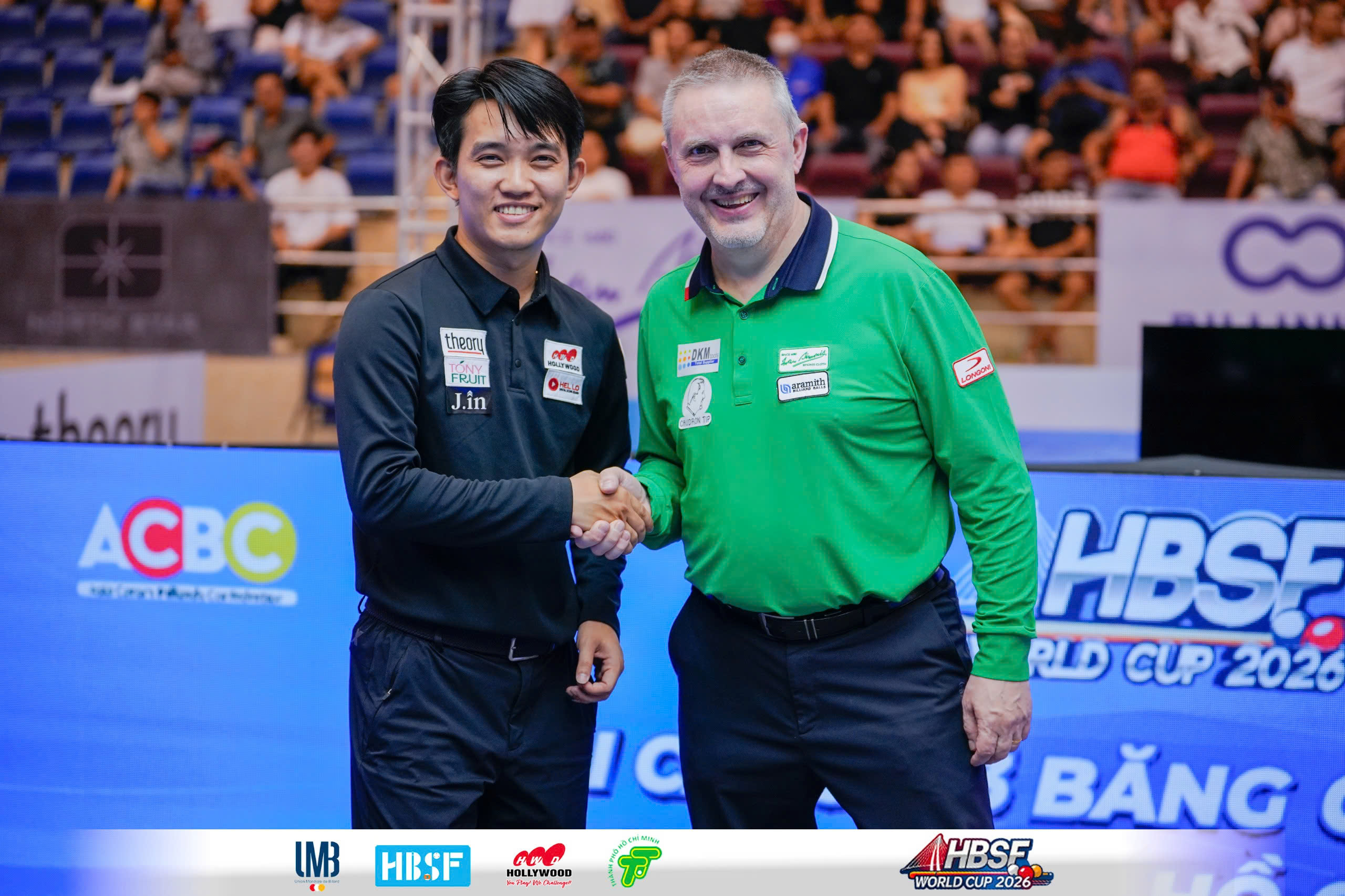 Chi&ecirc;m Hồng Th&aacute;i gi&agrave;nh ng&ocirc;i &Aacute; qu&acirc;n giải billiard carom 3 băng HCMC World Cup 2026