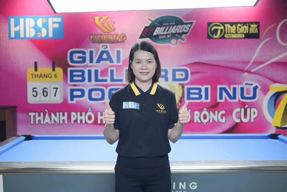 Giải Billiard Pool 9 bi nữ TPHCM mở rộng năm 2023: Bùi Xuân Vàng vô địch, Mai Thảo đoạt 