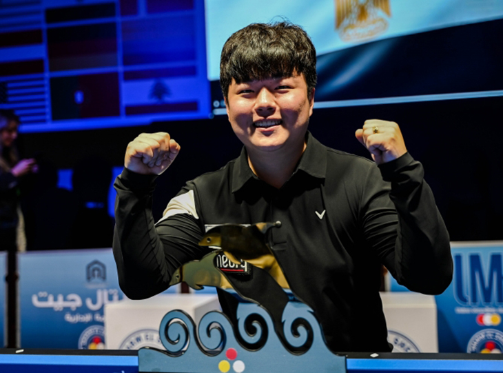 Kết quả billiards World Cup mới nhất 11/12: Cho Myung Woo lần đầu vô địch