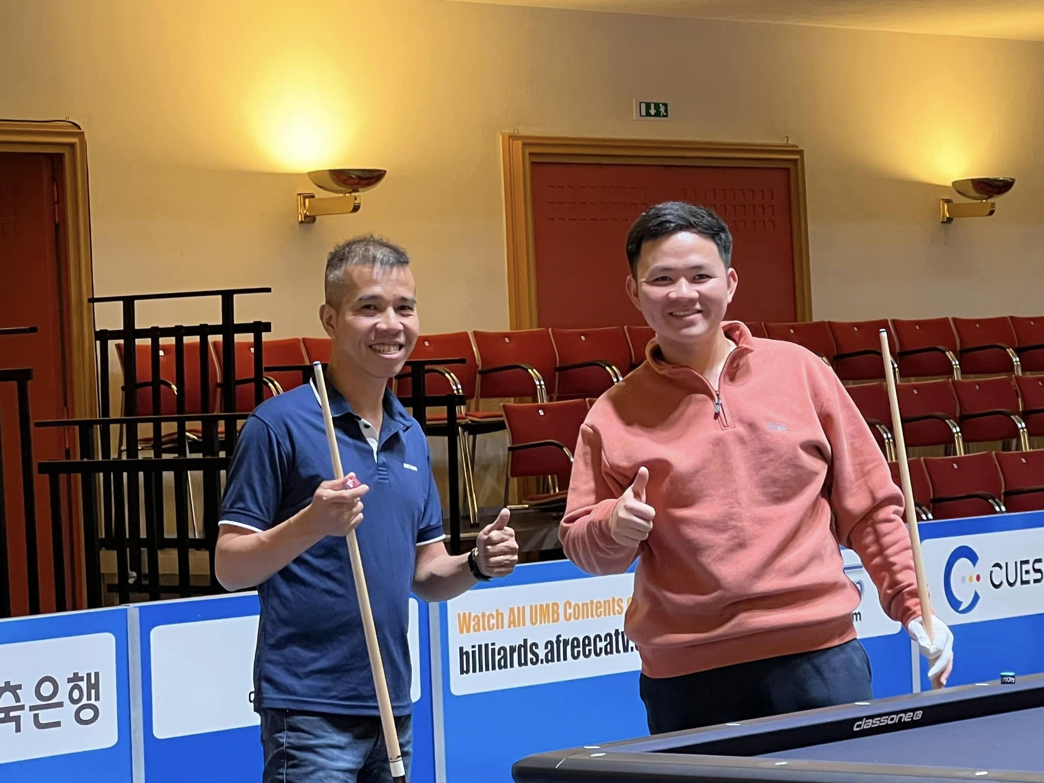 Việt Nam loại sốc đương kim vô địch ở giải billiards carom 3 băng đồng đội thế giới 2024