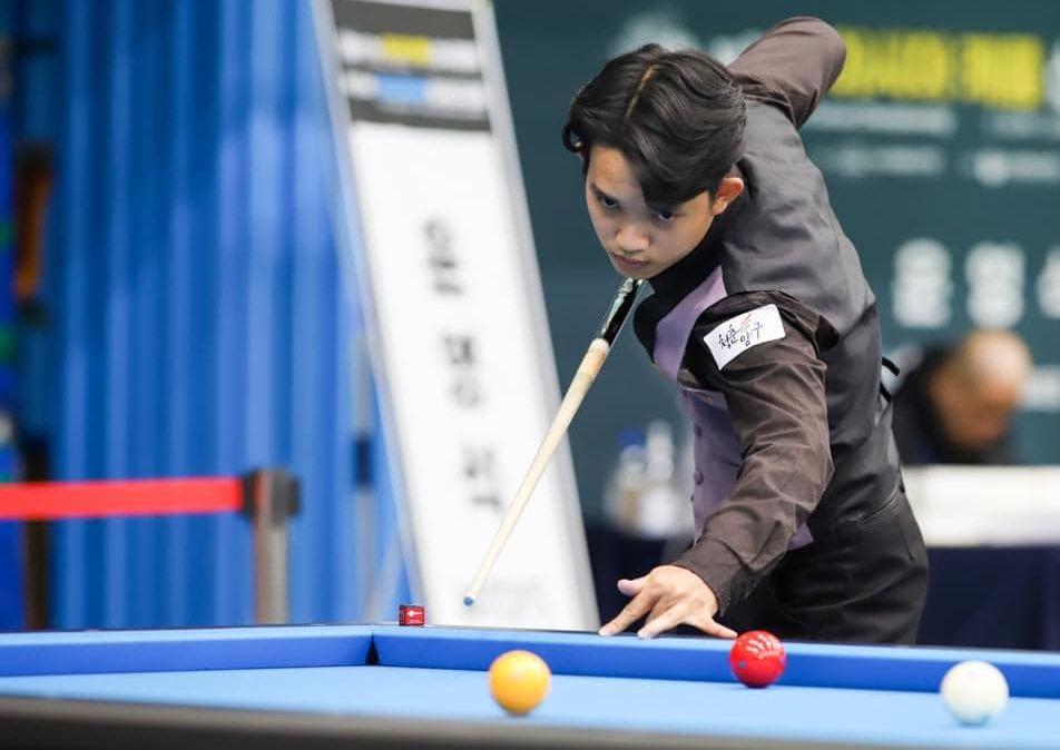 Billiards Seoul World Cup 2023: Vòng chính chỉ còn Chiêm Hồng Thái, Trần Quyết Chiến, Bao Phương Vinh
